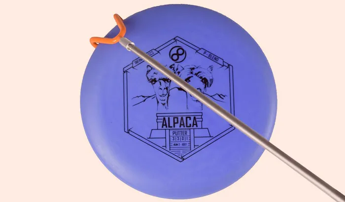 disc golf disc retriever pole