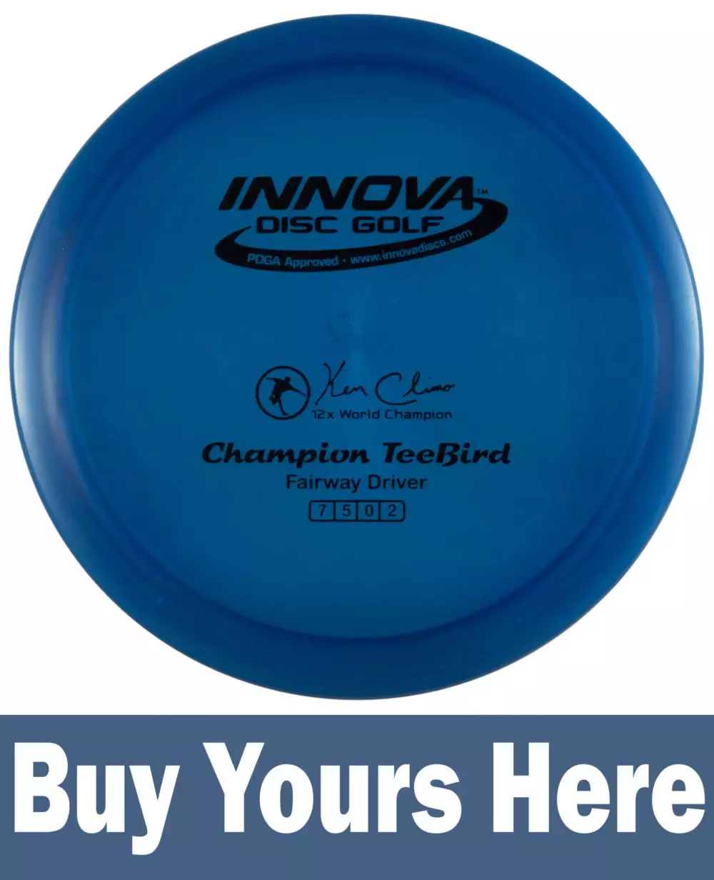 Blue Innova Champion Teebird - A disc golf fairway drivers