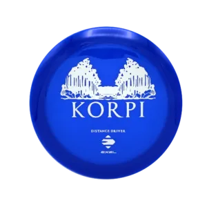 EXEL Korpi Blue Exel Discs is another premium plastic Import brand, this time manufacturing ultra quality discs in Finland.