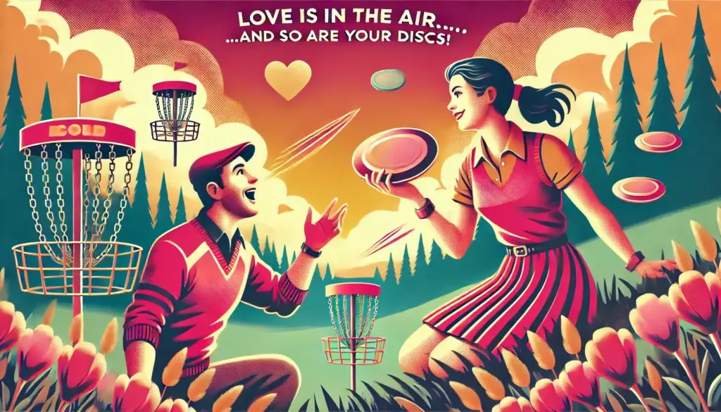 Valentines Day disc golf gift