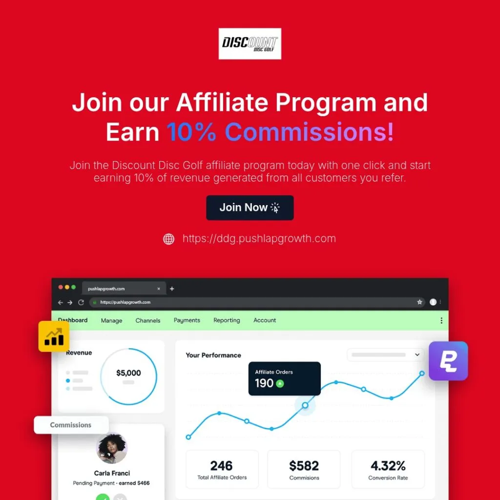 Discount Disc Golf Affiliate Program Ad