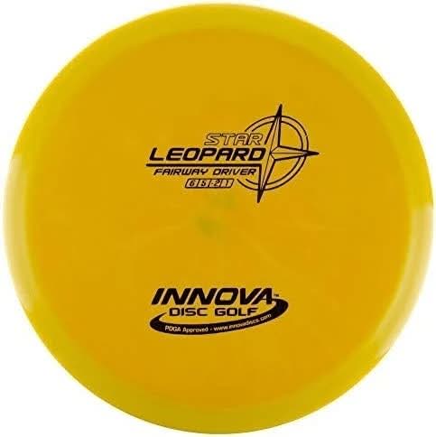 An Innova Leopard disc golf disc