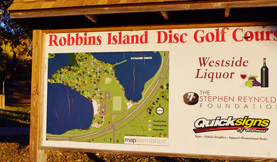 what is a disc golf course